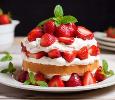 Strawberry Fields Cake